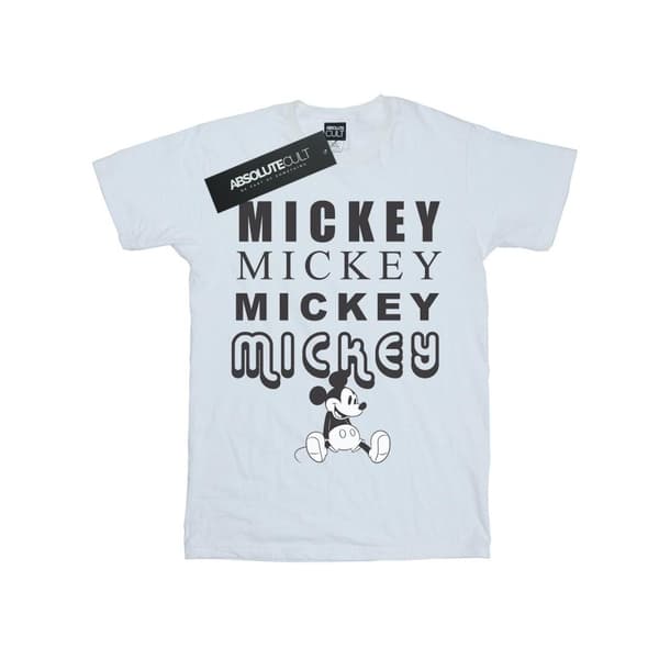 Disney T-shirt i bomull med sittande Musse Pigg för flickor