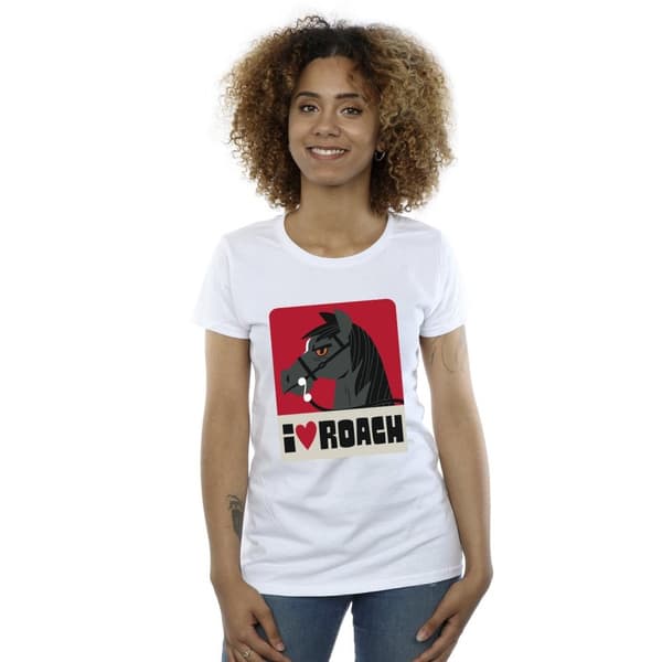 Netflix Womens/Ladies The Witcher I Heart Roach Cotton T-Shirt