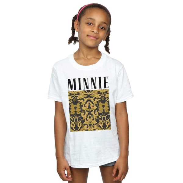 Disney Minnie Mouse - T-shirt i bomull med barockmönster för flickor
