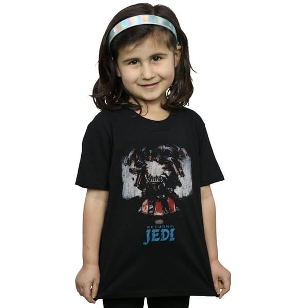Star Wars Jediriddarnas återkomst Vader Shattered T-shirt i bomull för flickor