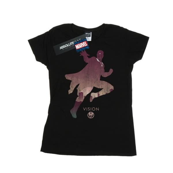 Marvel Womens/Ladies Vision Silhouette Cotton T-Shirt