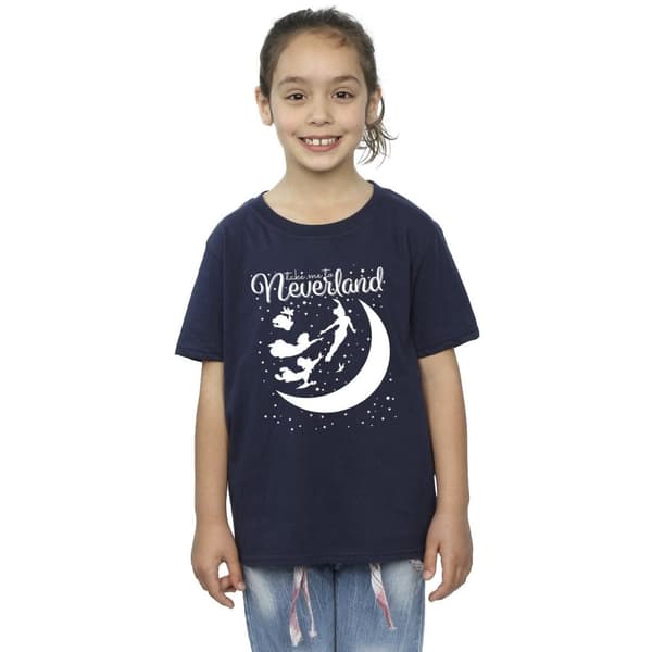 Disney Peter Pan Take Me To Neverland - T-shirt i bomull för flickor