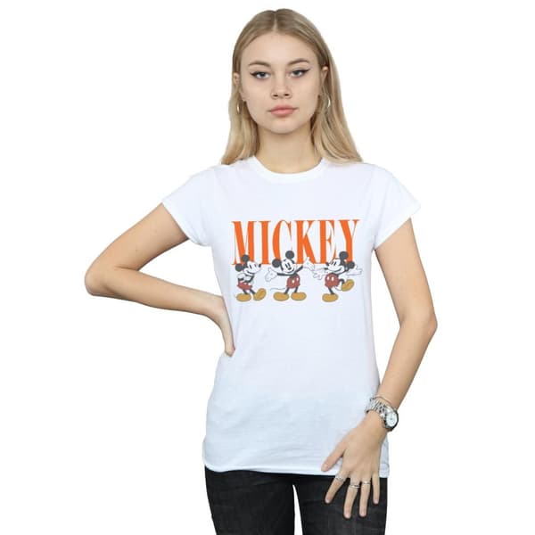 Disney Dam/Tjej Musse Pigg Poser T-shirt i bomull