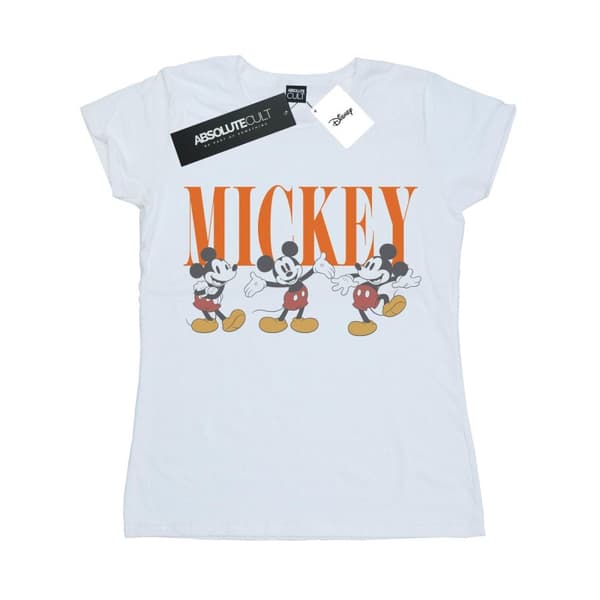 Disney Dam/Tjej Musse Pigg Poser T-shirt i bomull