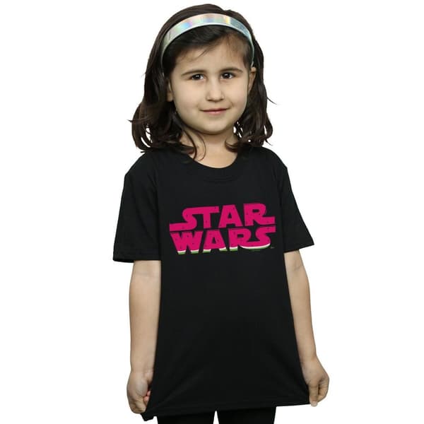 Star Wars Girls Watermelon Logo Cotton T-Shirt
