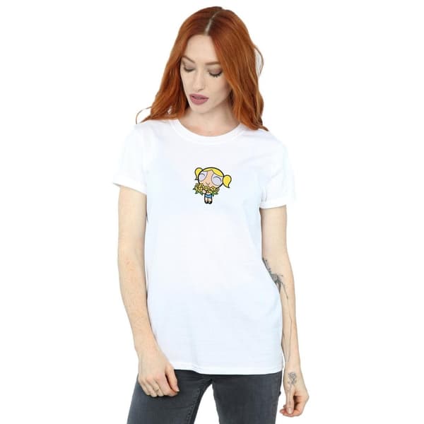 The Powerpuff Girls Womens/Ladies Cotton Boyfriend T-Shirt