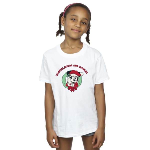Disney Musse Pigg Krans T-shirt i bomull för flickor