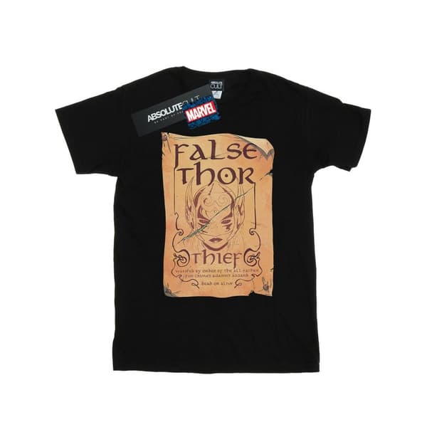 Marvel Womens/Ladies The Mighty Thor False Thor Poster Cotton Boyfriend T-Shirt