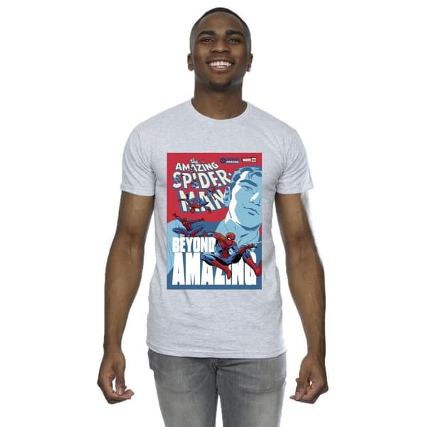 Marvel Spider-Man Beyond Amazing Cover T-shirt för herrar