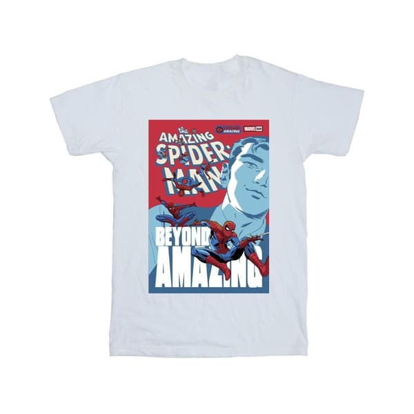 Marvel Spider-Man Beyond Amazing Cover T-shirt för herrar White XL