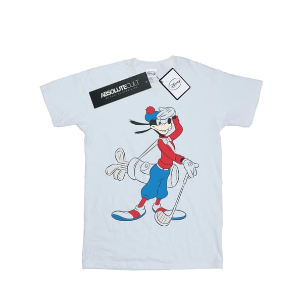 Disney Dam/Tjej Goofy Golf Boyfriend T-shirt i bomull