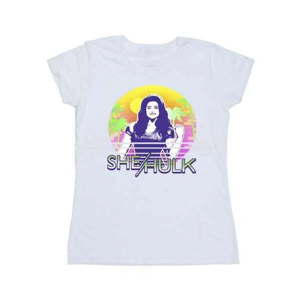 Marvel Womens/Ladies She-Hulk: Attorney At Law Sunset Smile Cotton T-Shirt