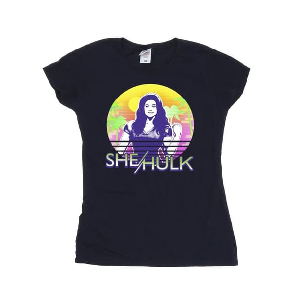 Marvel Womens/Ladies She-Hulk: Attorney At Law Sunset Smile Cotton T-Shirt
