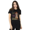 Miniatyrbillede 2 af 3: Disney Womens/Ladies Moana Natural Born Navigator Cotton Boyfriend T-Shirt