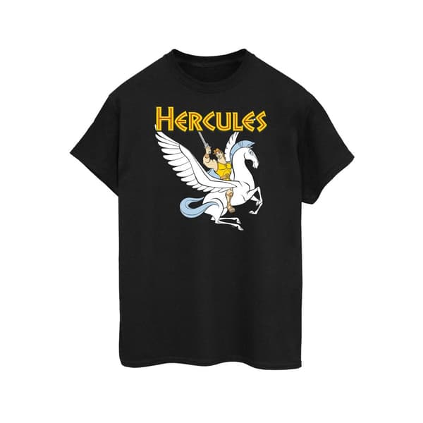 Disney Womens/Ladies Hercules With Pegasus Cotton Boyfriend T-Shirt