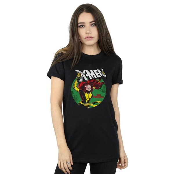 Marvel Womens/Ladies X-Men Defeated By Dark Phoenix Cotton Boyfriend T-Shirt