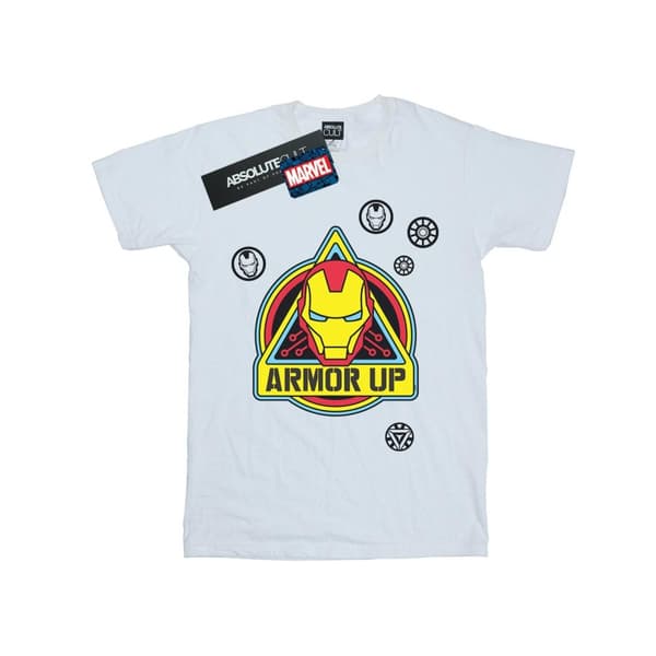 Marvel T-shirt med Iron Man-märke i rustning