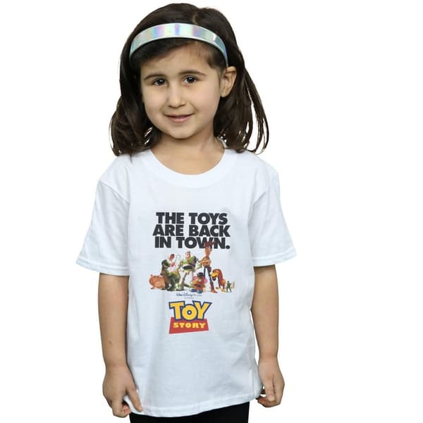 Disney T-shirt i bomull med filmaffisch från Toy Story för flickor