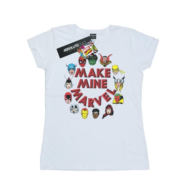 Marvel Dam/Tjej Make Mine Marvel T-shirt i bomull