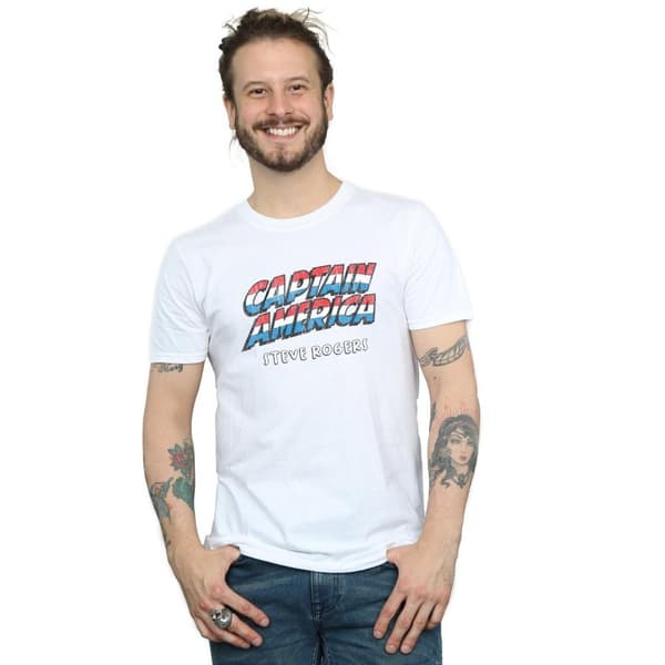 Marvel Herr Captain America AKA Steve Rogers T-shirt