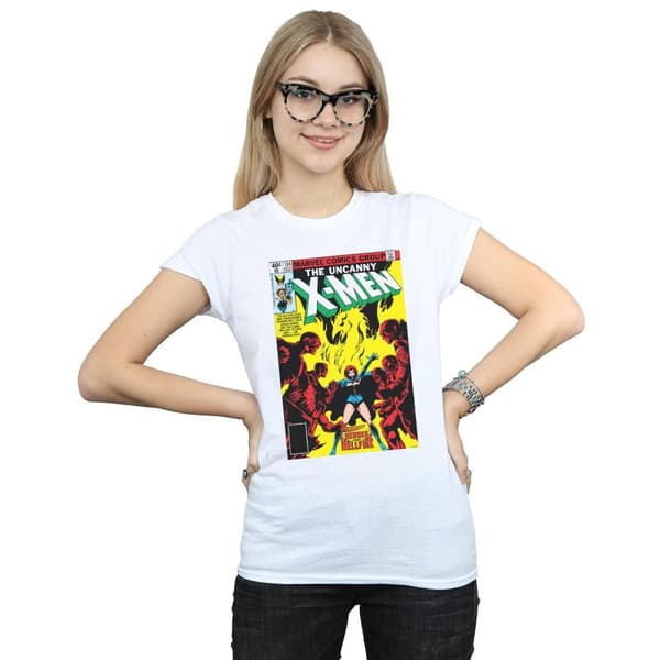 Marvel Dam/Tjej X-Men Phoenix Svart Queen Bomulls T-shirt