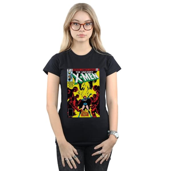 Marvel Dam/Tjej X-Men Phoenix Svart Queen Bomulls T-shirt
