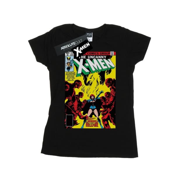 Marvel Dam/Tjej X-Men Phoenix Svart Queen Bomulls T-shirt