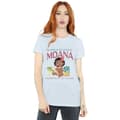 Pikkukuva 2 / 3: Disney Womens/Ladies Moana Born In The Ocean Cotton Boyfriend T-Shirt