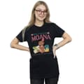 Pikkukuva 2 / 3: Disney Womens/Ladies Moana Born In The Ocean Cotton Boyfriend T-Shirt