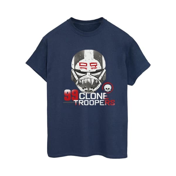 Star Wars Womens/Ladies The Bad Batch 99 Clone Troopers Cotton Boyfriend T-Shirt