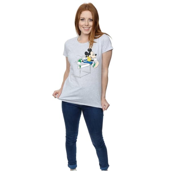 Disney Dam/Tjej Musse Pigg Hurdles T-shirt i bomull