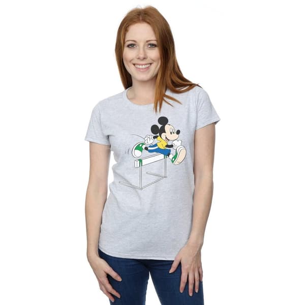Disney Dam/Tjej Musse Pigg Hurdles T-shirt i bomull