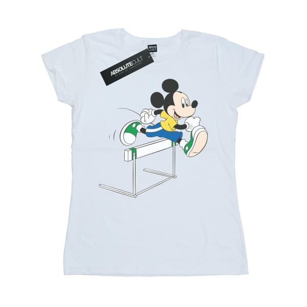 Disney Dam/Tjej Musse Pigg Hurdles T-shirt i bomull