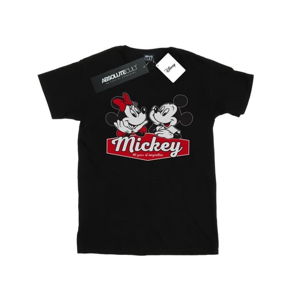 Disney Flickor Mickie And Minnie 90 Years T-shirt i bomull