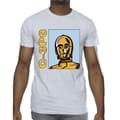 Miniatyrbild 3 av 4: Star Wars C3PO Line Art T-shirt för herrar