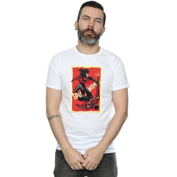 Marvel Spider-Woman Fight T-shirt för herrar