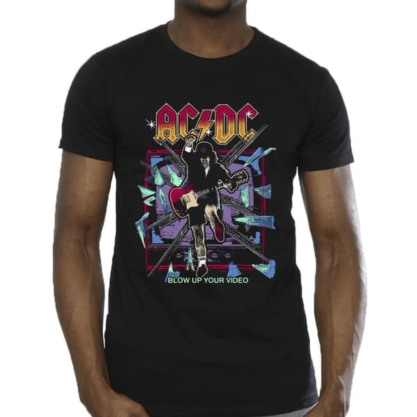 ACDC Mens Blow Up Your Video Jump T-Shirt