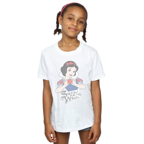 Disney Princess Girls Snow White Apple Cotton T-Shirt