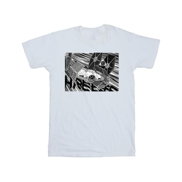 Star Wars Anime Plane T-shirt i bomull för flickor