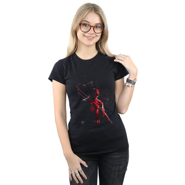 Marvel Dam/dam Daredevil-målning T-shirt i bomull
