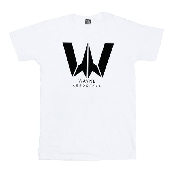 DC Comics Dam/Tjej Justice League Movie Wayne Aerospace Boyfriend T-shirt i bomull White XL