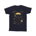 Miniatyrbild 1 av 3: Star Wars: The Book Of Boba Fett Galactic Outlaw Distress T-shirt i bomull för flickor