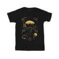 Miniatyrbild 1 av 3: Star Wars: The Book Of Boba Fett Galactic Outlaw Distress T-shirt i bomull för flickor