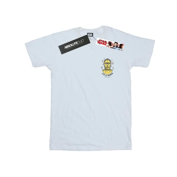 Star Wars Girls C-3PO I´m A Rebel Chest Print Cotton T-Shirt