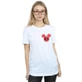 Miniatyrbillede 2 af 3: Disney Womens/Ladies Mickey Mouse Symbol Cotton Boyfriend T-Shirt