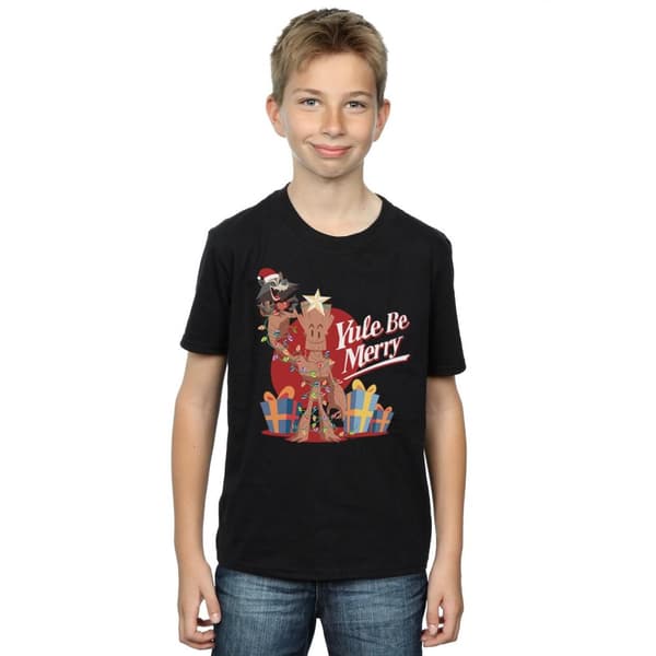 Marvel Yule Be Merry T-shirt för pojkar