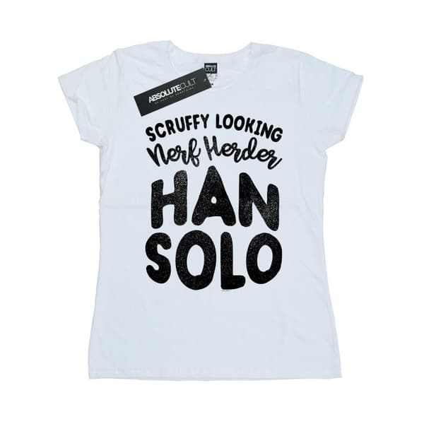 Star Wars Womens/Ladies Han Solo Legends Tribute Cotton T-Shirt