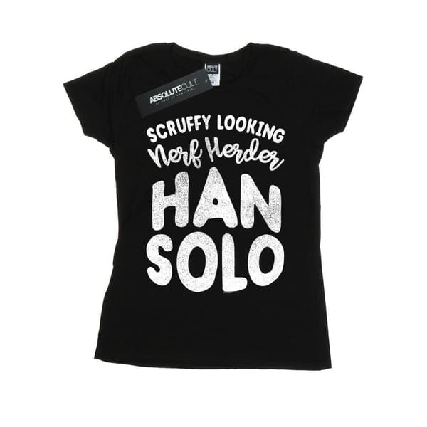 Star Wars Womens/Ladies Han Solo Legends Tribute Cotton T-Shirt