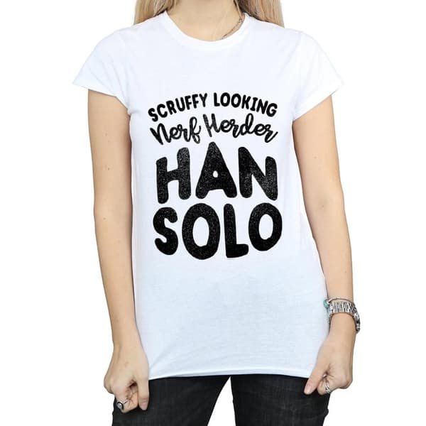 Star Wars Womens/Ladies Han Solo Legends Tribute Cotton T-Shirt