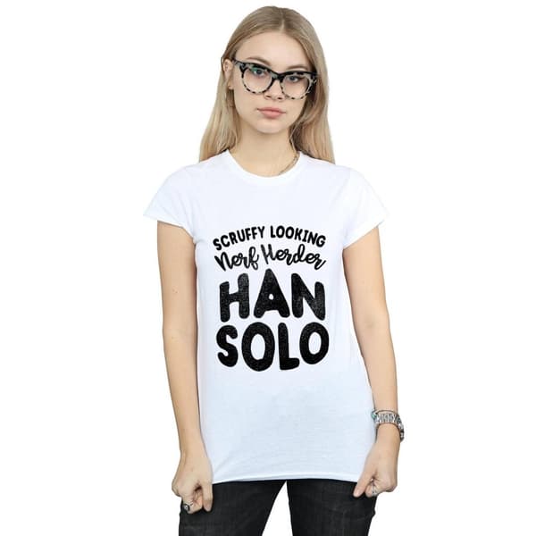 Star Wars Womens/Ladies Han Solo Legends Tribute Cotton T-Shirt
